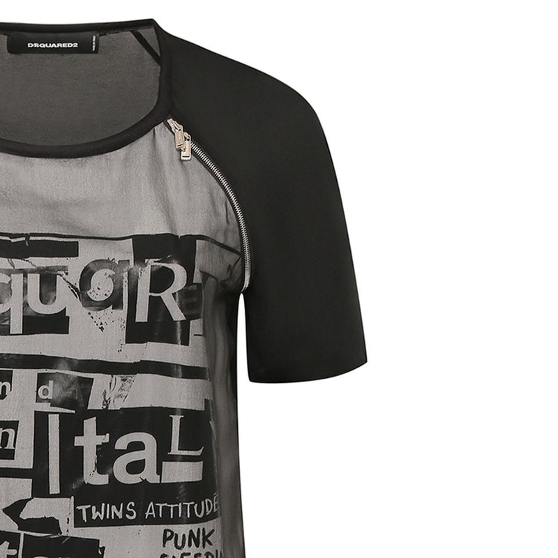 Dsquared² Black Silk Casual Dress for Women