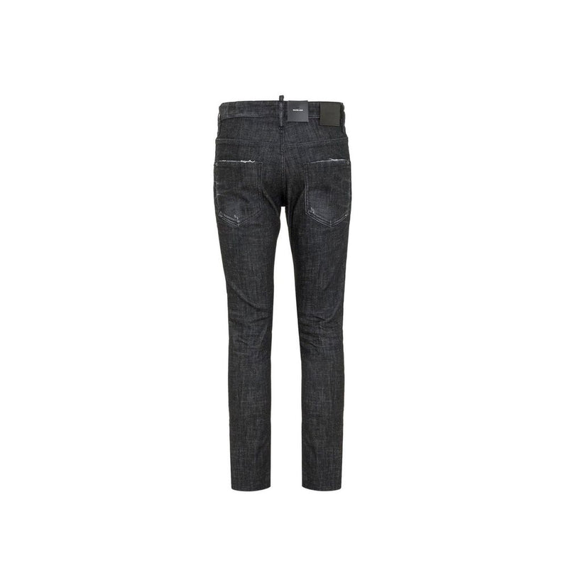 Dsquared² Black Cotton Slim Fit Jeans for Women