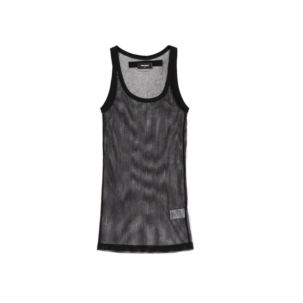 Dsquared² Black Cotton Tank Top for Women - Stylish & Comfortable