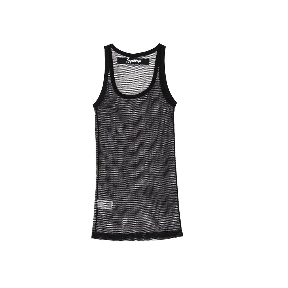 Dsquared² Black Cotton Tank Top for Women - Stylish & Comfortable