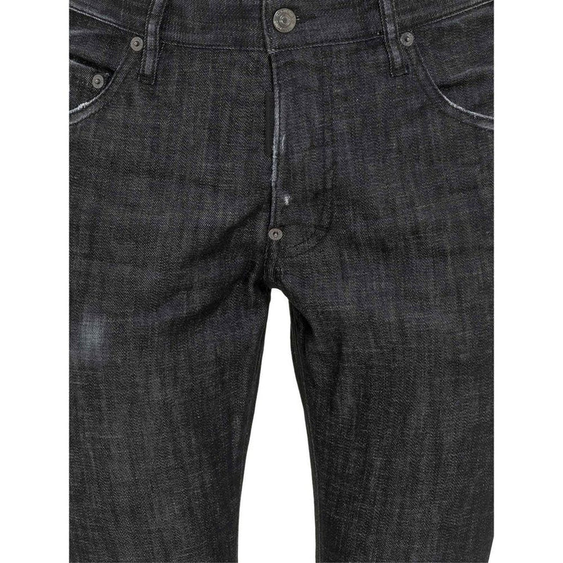 Dsquared² Black Cotton Slim Fit Jeans for Women