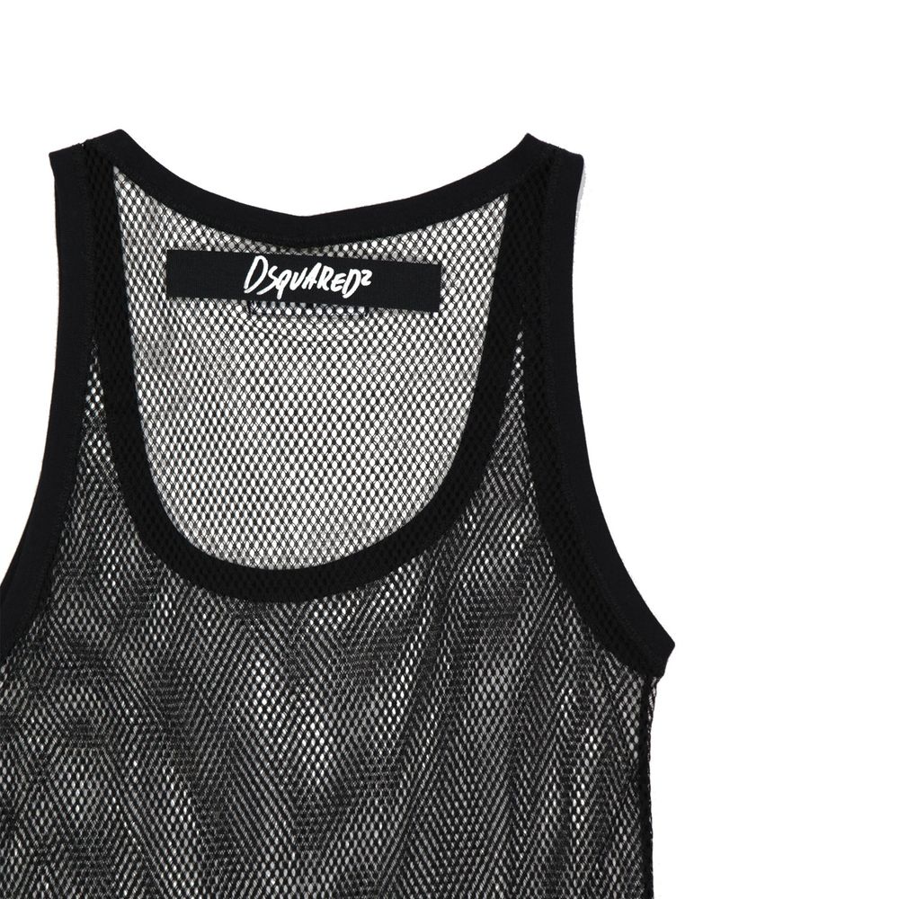Dsquared² Black Cotton Tank Top for Women - Stylish & Comfortable