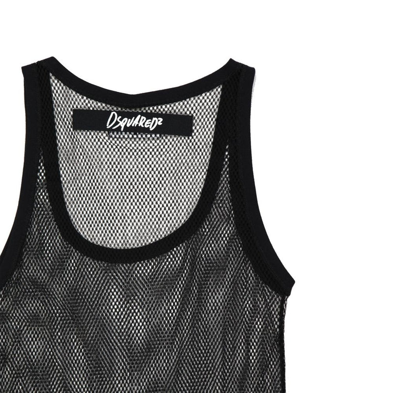 Dsquared² Black Cotton Tank Top for Women - Stylish & Comfortable