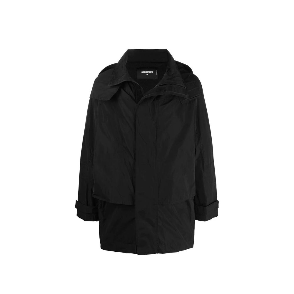 Dsquared² Zwart Nylon Shell Jack