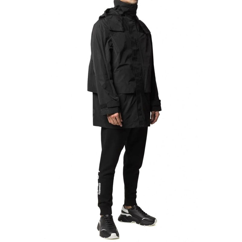 Dsquared² Zwart Nylon Shell Jack