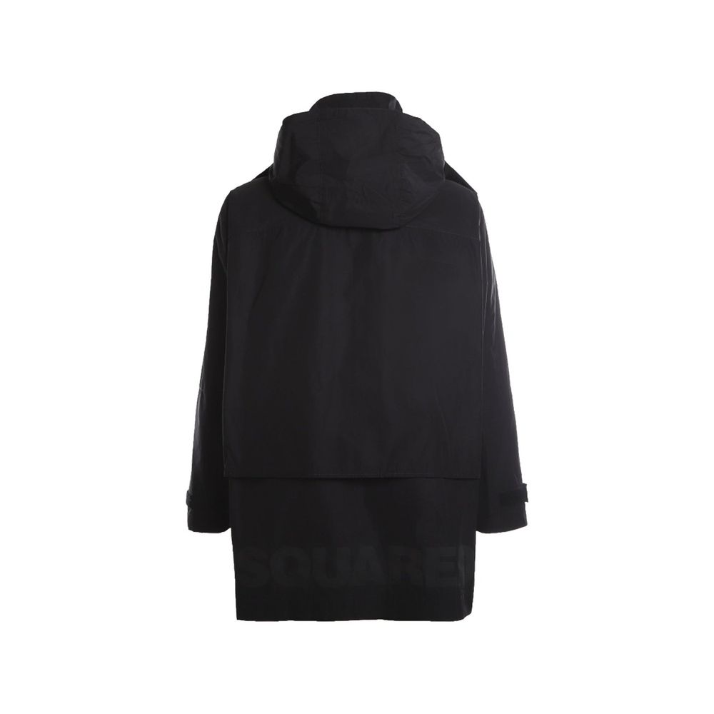 Dsquared² Zwart Nylon Shell Jack