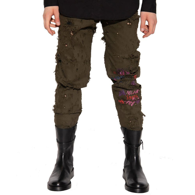 Dsquared² Bicolor katoenen casual broek