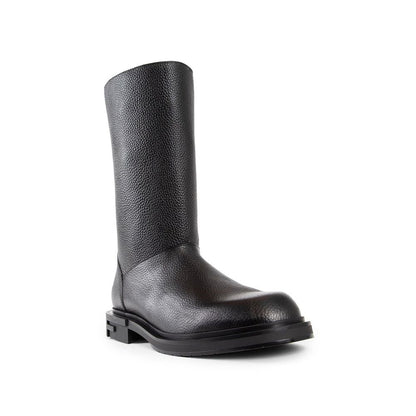 Bottes Fendi en cuir de veau noir