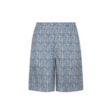Short en soie bleue Fendi