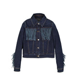 Veste en Denim Bleu Frankie Morello - Élégance et Confort