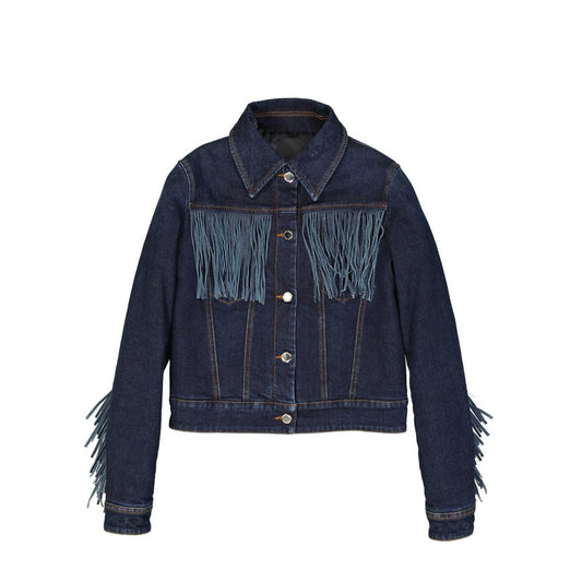 Veste en Denim Bleu Frankie Morello - Élégance et Confort
