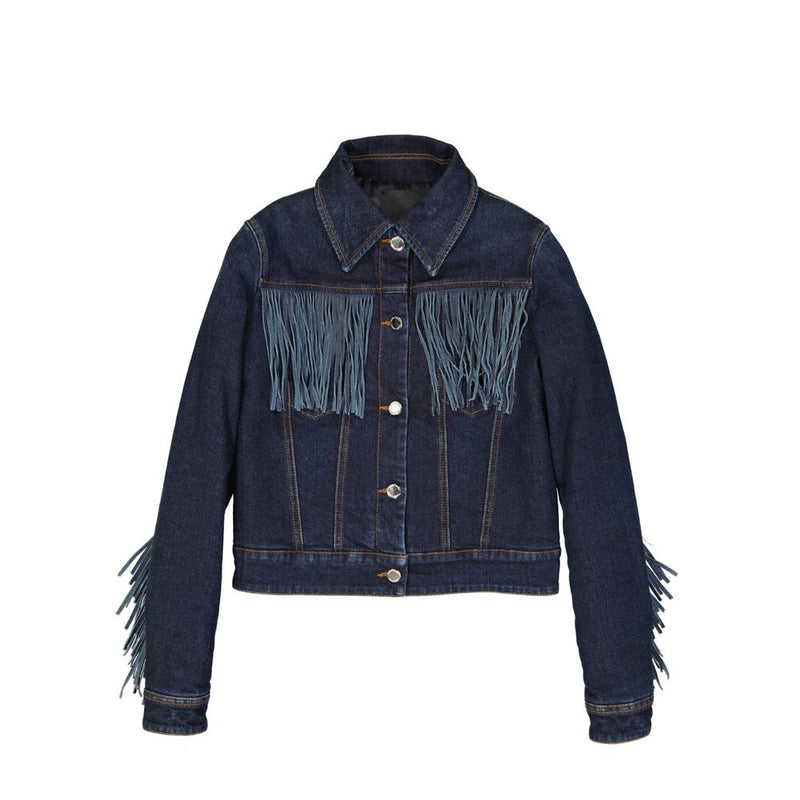 Veste en Denim Bleu Frankie Morello - Élégance et Confort