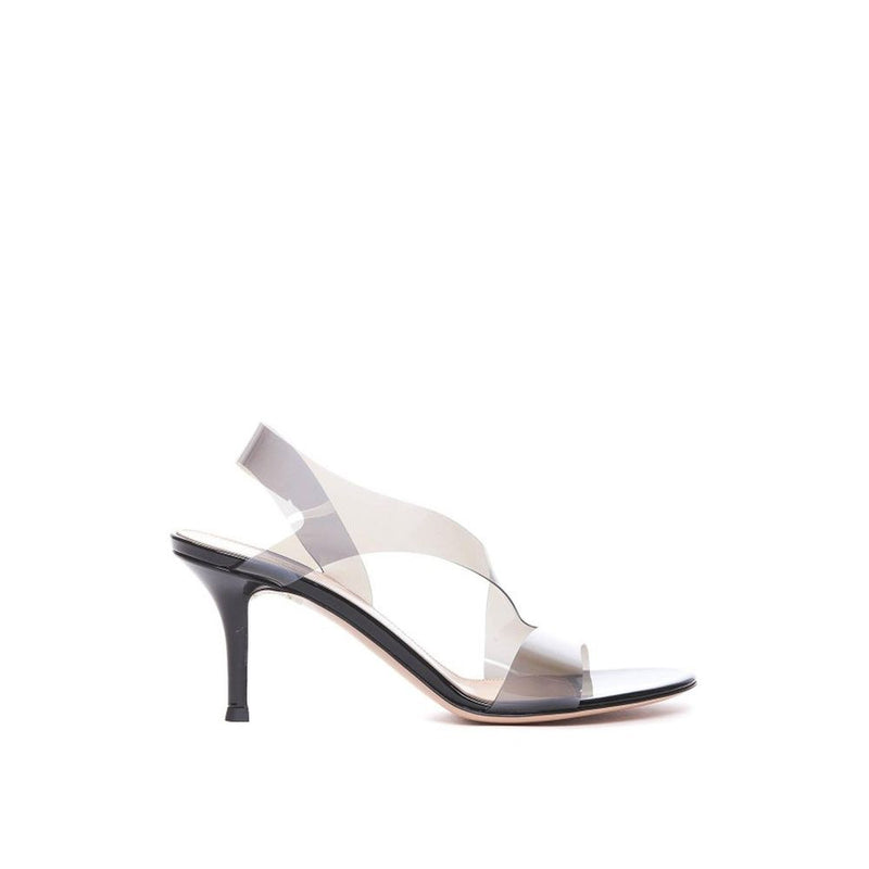 Gianvito Rossi Sandales à Talons Stiletto en Caoutchouc Noir
