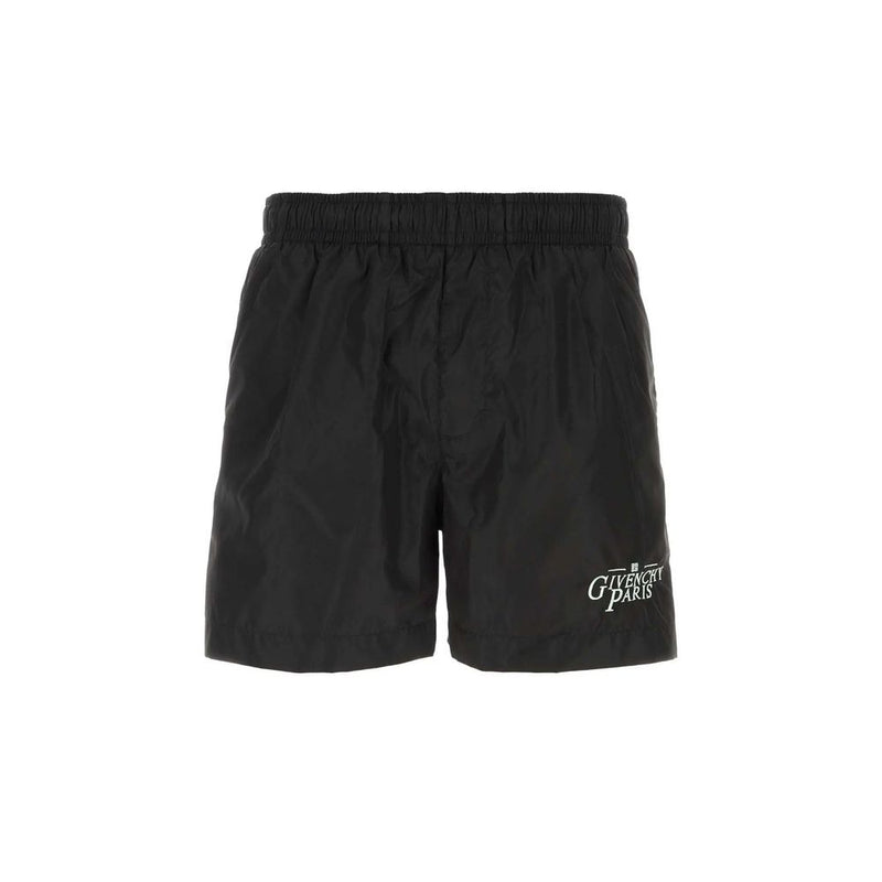 Givenchy Black Polyamide Swim Shorts for Men