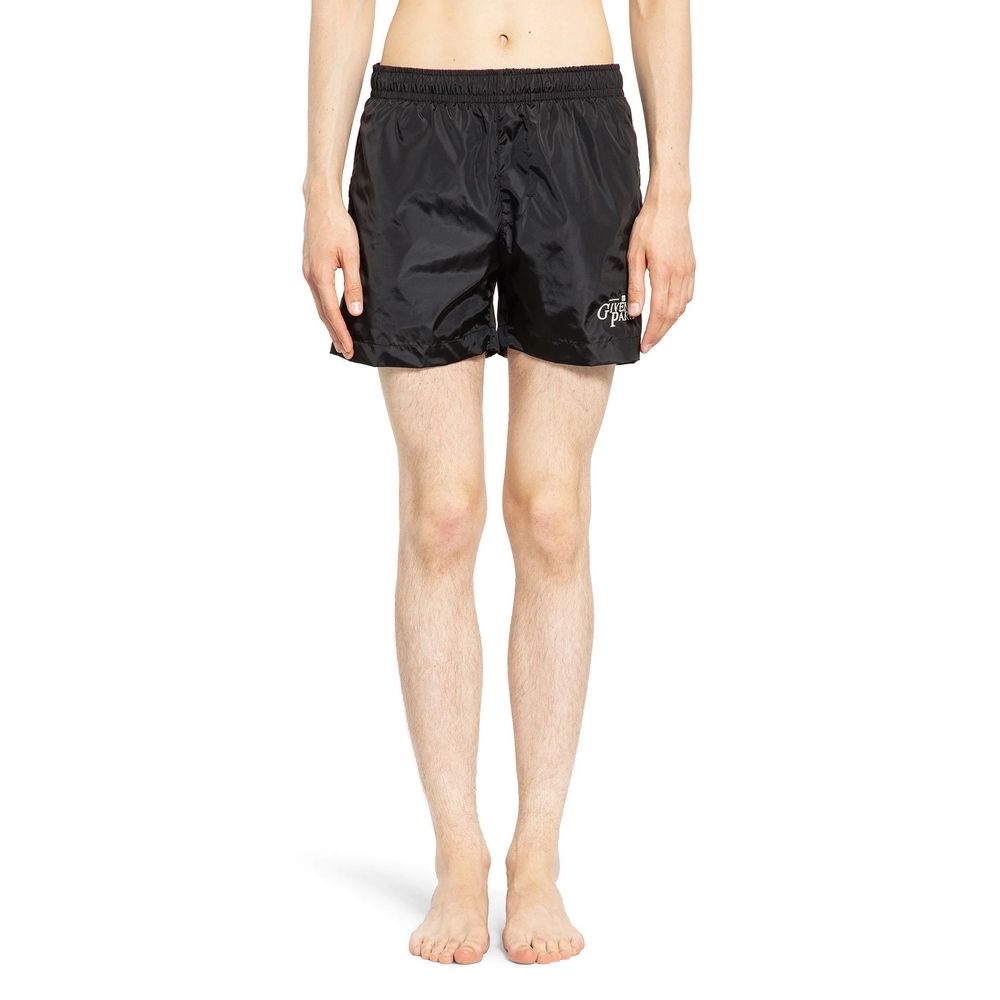 Shorts de Bain Polyamide Noirs Givenchy pour Hommes