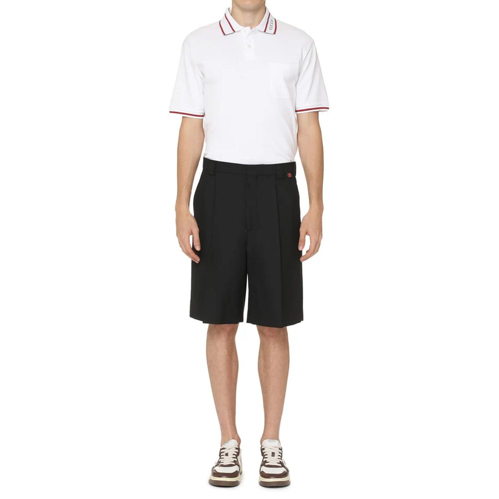 Bermuda Gucci en polyester noir