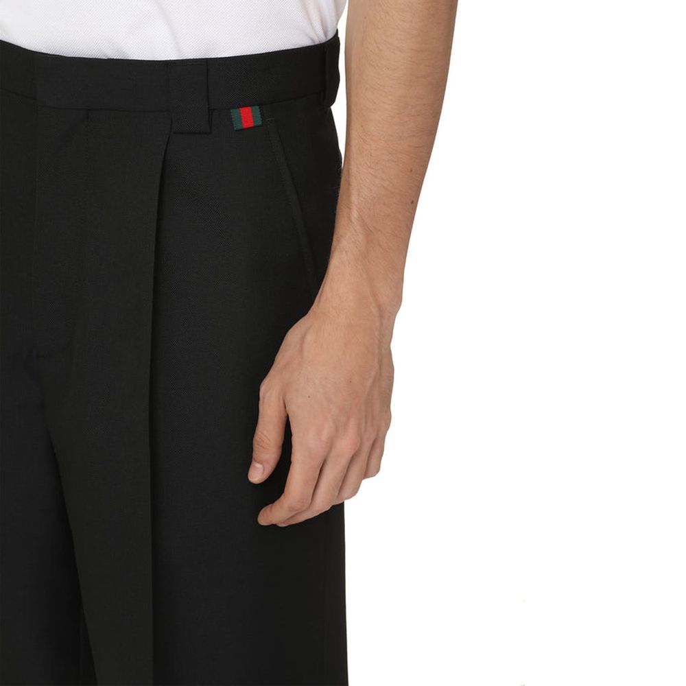 Bermuda Gucci en polyester noir