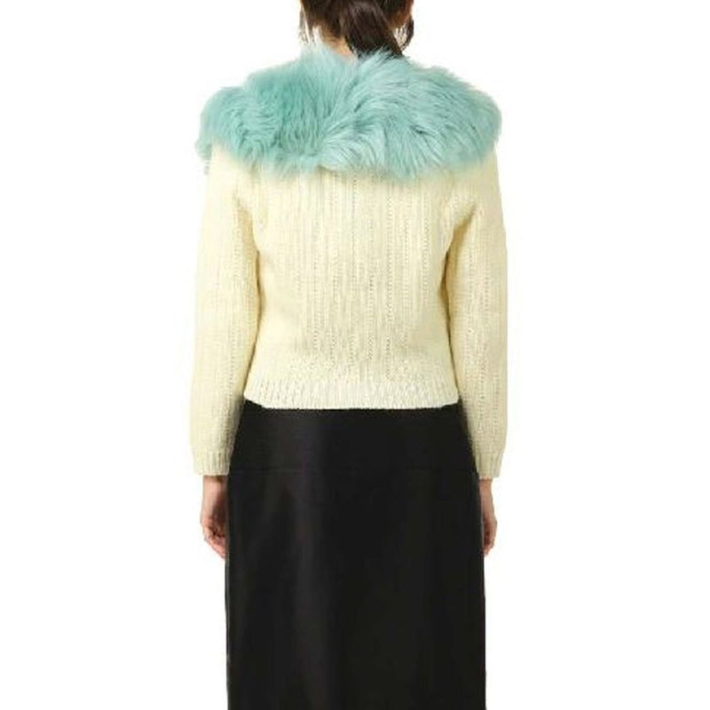 Gucci White Wool Cardigan - Luxurious Comfort and Style