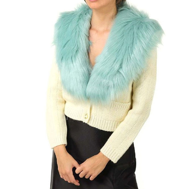 Gucci White Wool Cardigan - Luxurious Comfort and Style