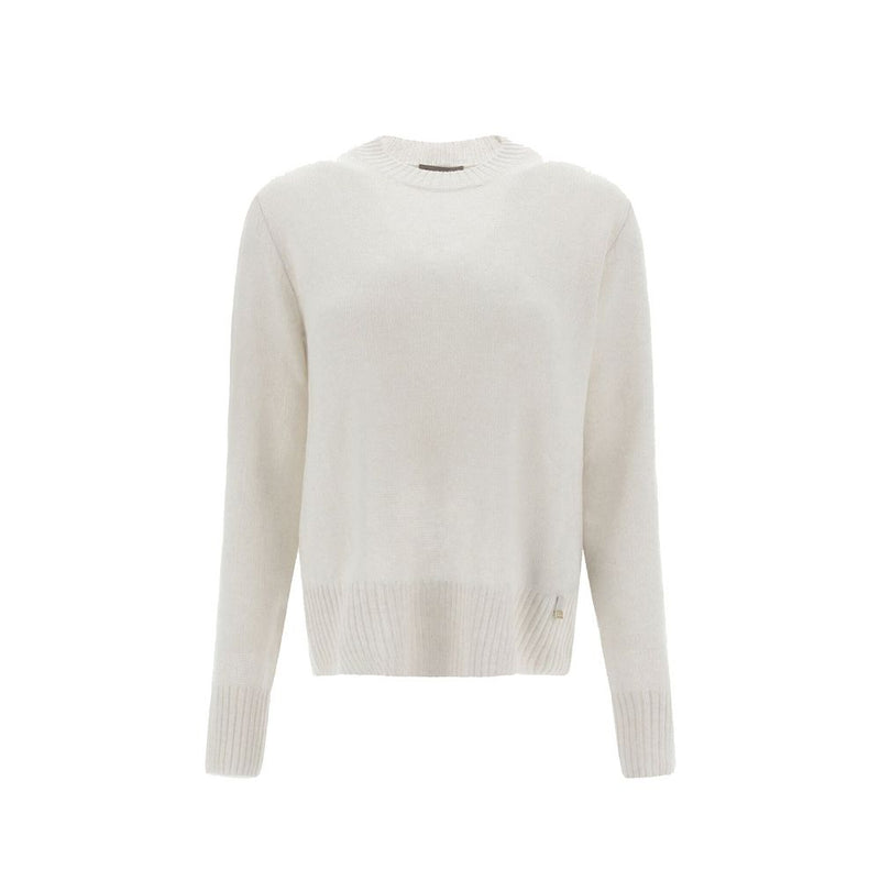 Herno White Cashmere Sweater for Women