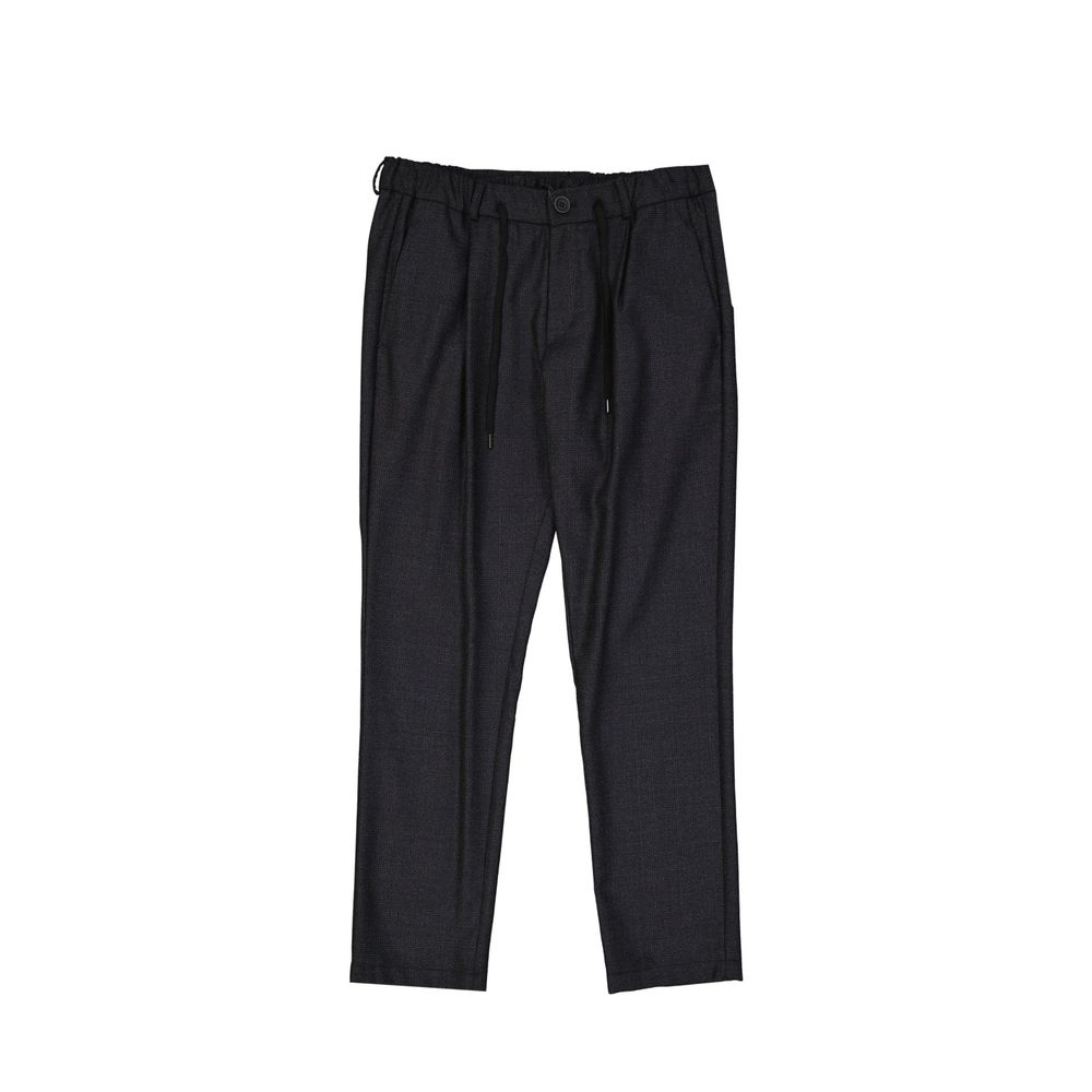 Herno Gray Wool Casual Pants for Men