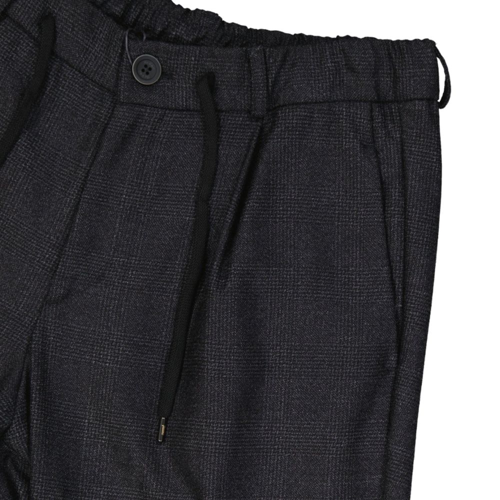 Herno Gray Wool Casual Pants for Men
