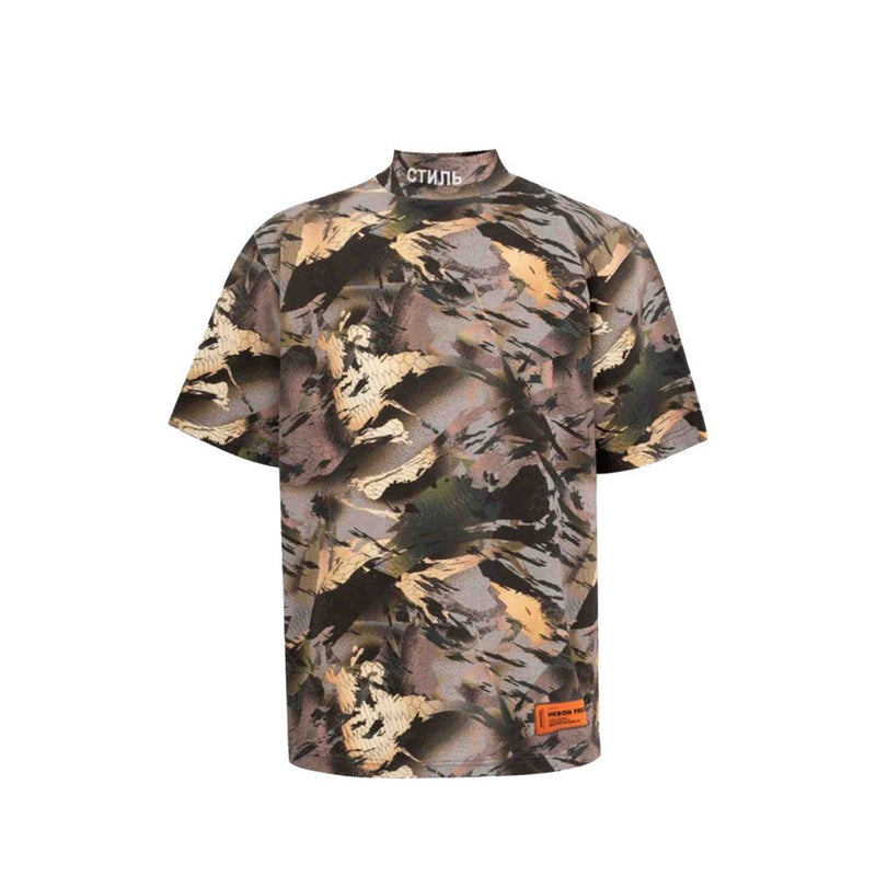 Heron Preston tweekleurig katoenen T-shirt