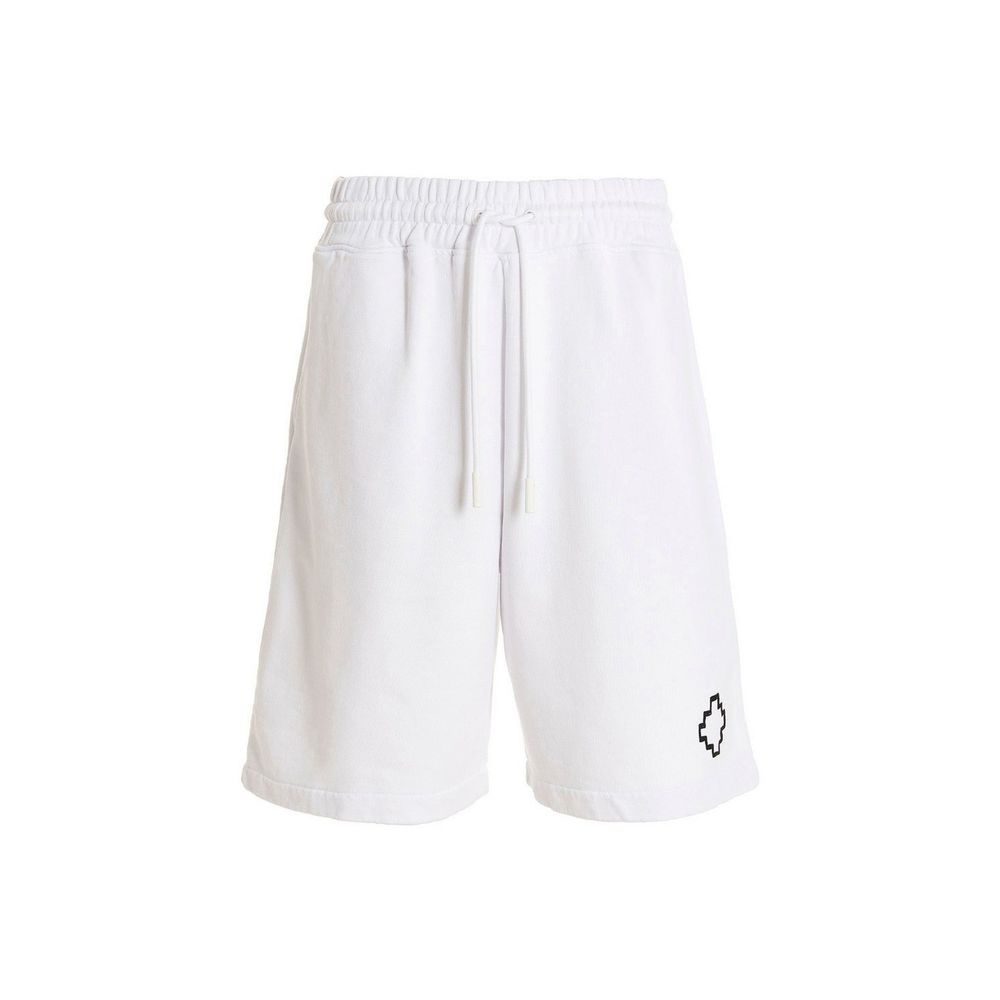 Marcelo Burlon witte katoenen shorts