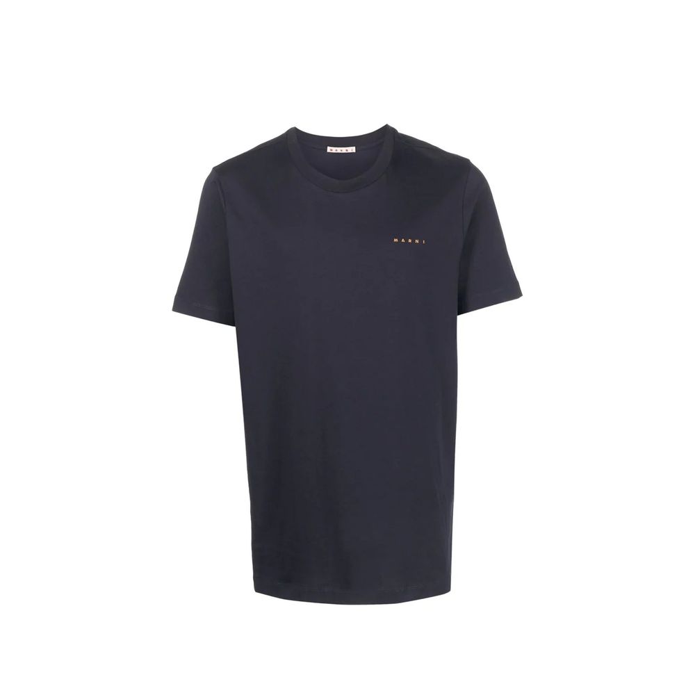Marni Black Cotton T-Shirt for Men