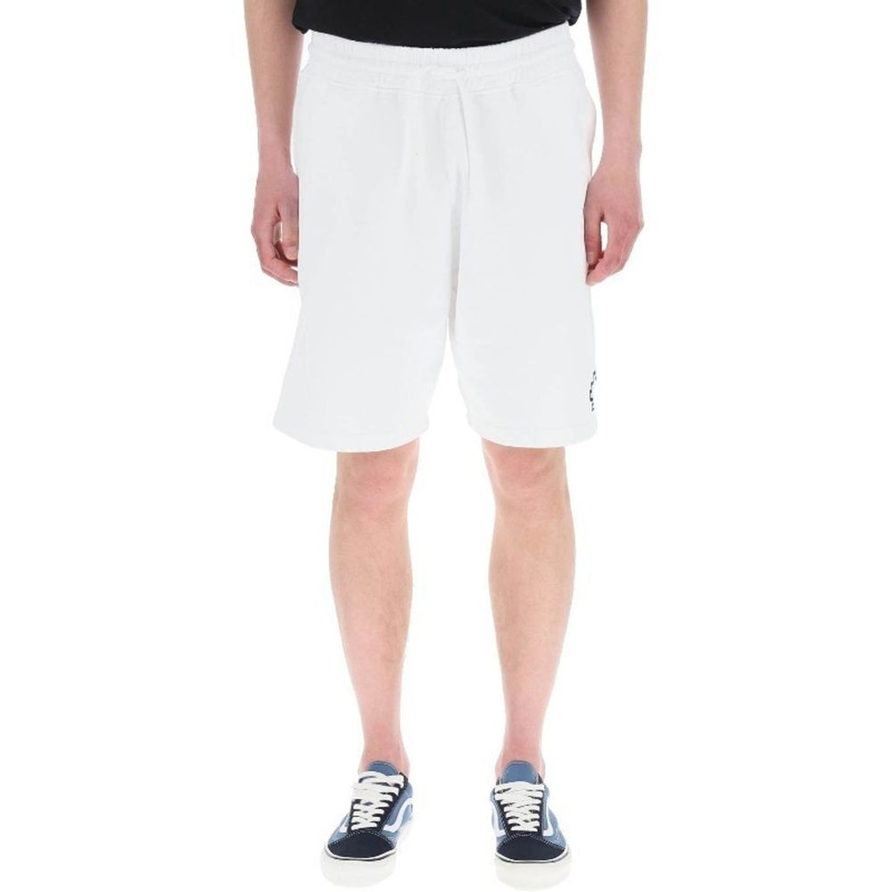 Marcelo Burlon witte katoenen shorts