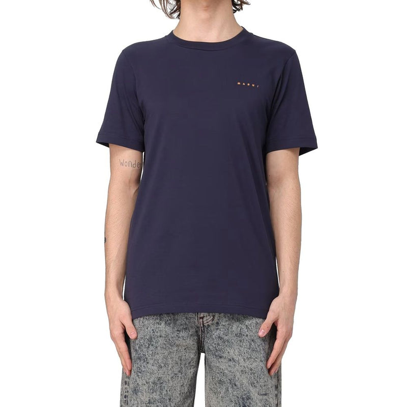 Marni Black Cotton T-Shirt for Men