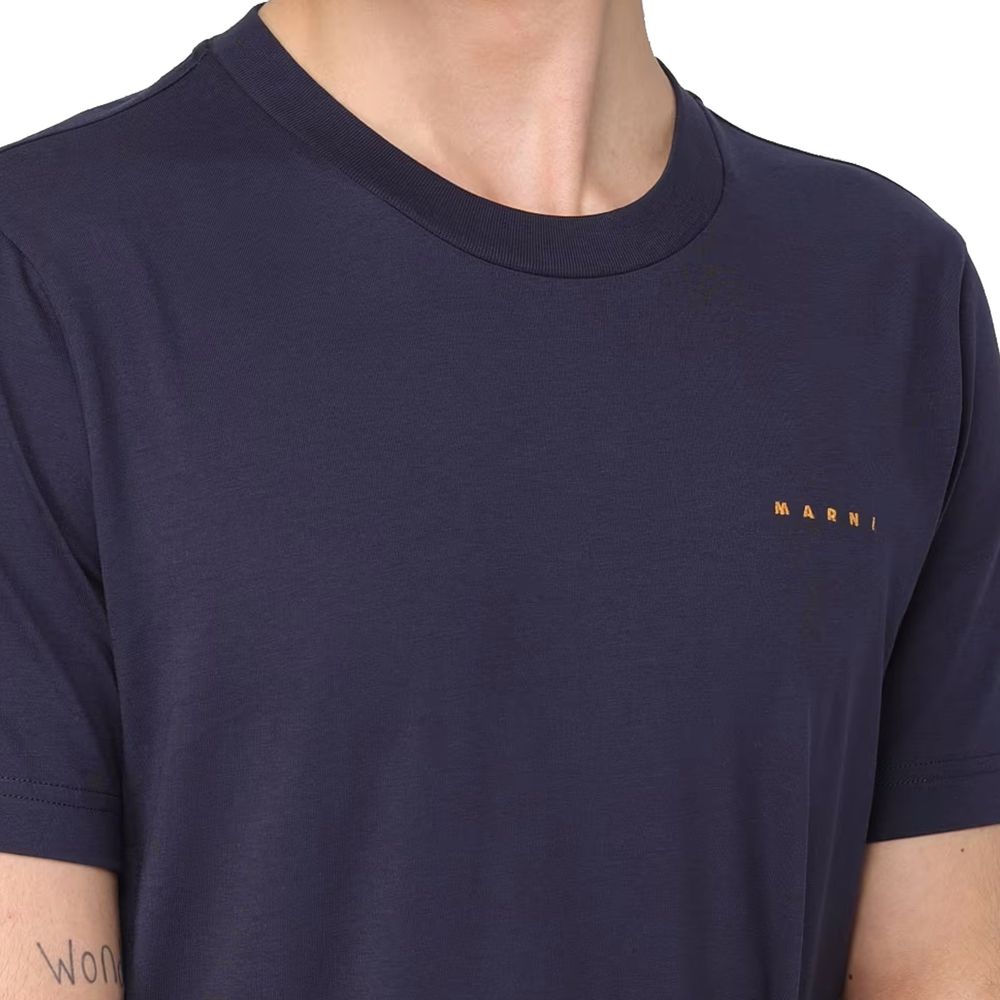 Marni Black Cotton T-Shirt for Men