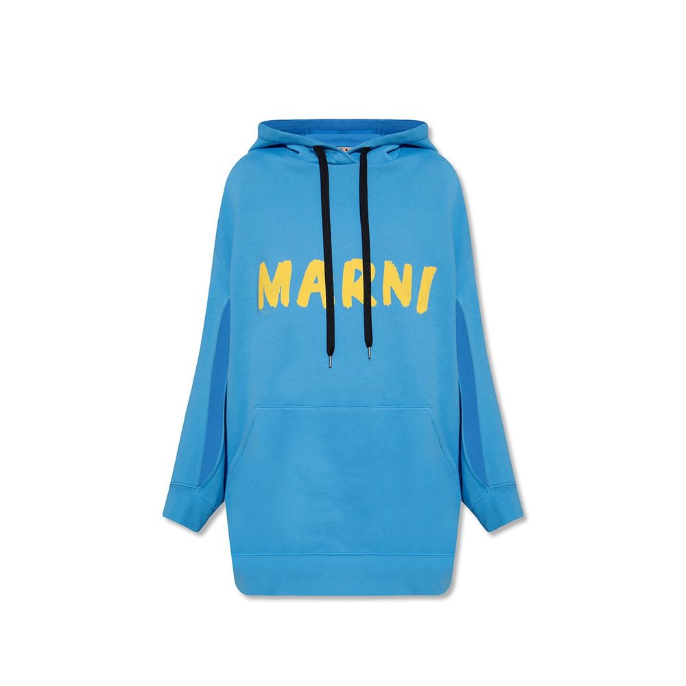 Sweatshirt en Coton Bleu Marni pour Femmes
