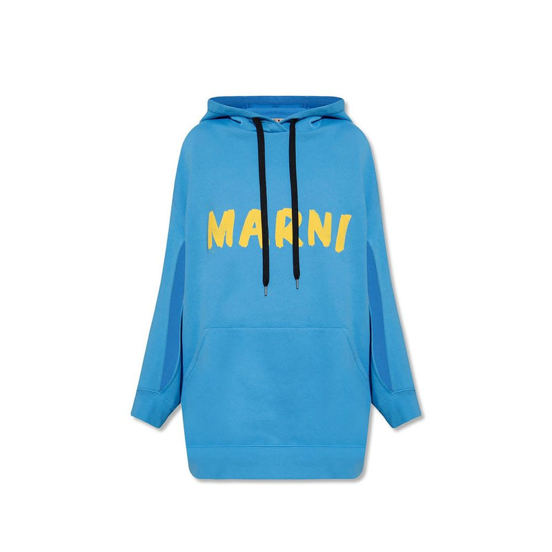 Marni Blue Cotton Sweatshirt for Women - Stylish & Comfortable