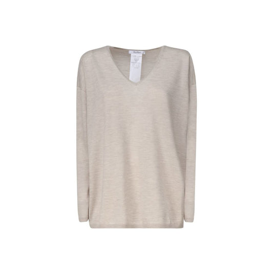 Max Mara Beige Cashmere Sweater - Luxurious Comfort for Women