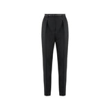 Max Mara Black Elastane Dress Pants for Women - Elegant & Versatile
