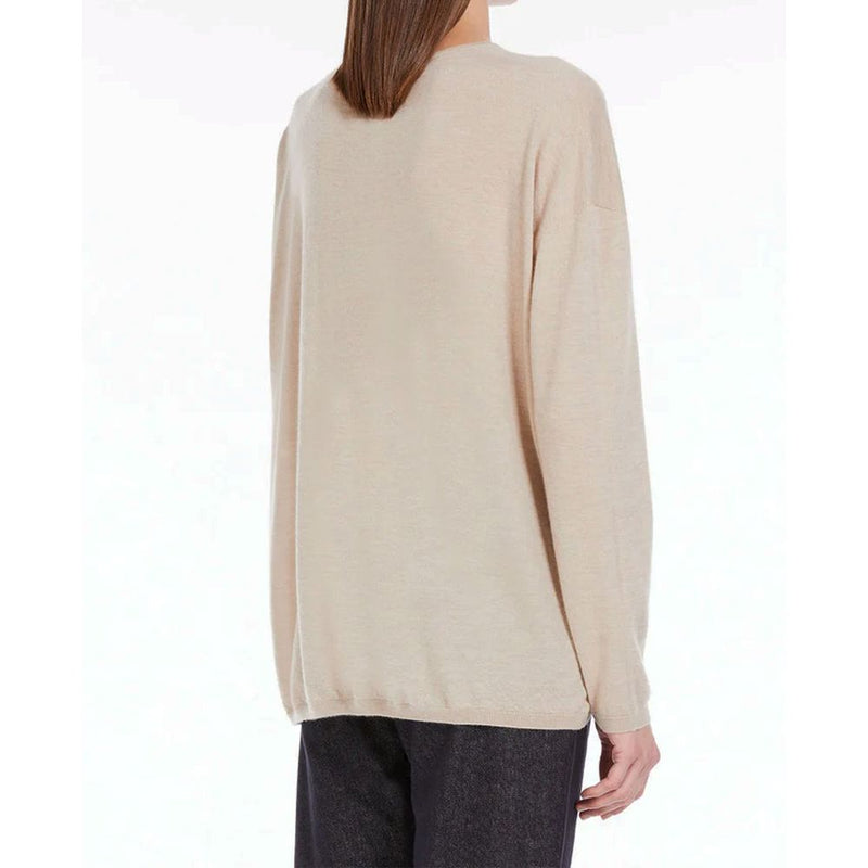 Max Mara Beige Cashmere Sweater - Luxurious Comfort for Women