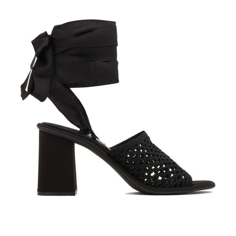 Miu Miu Black Fabric Strap-On Sandals - Chic and Comfortable