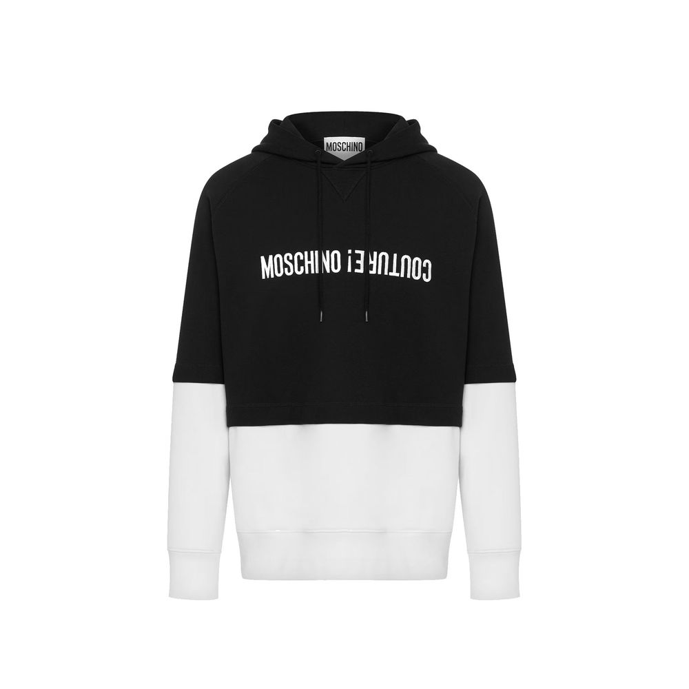 Moschino Black Cotton Sweatshirt for Men