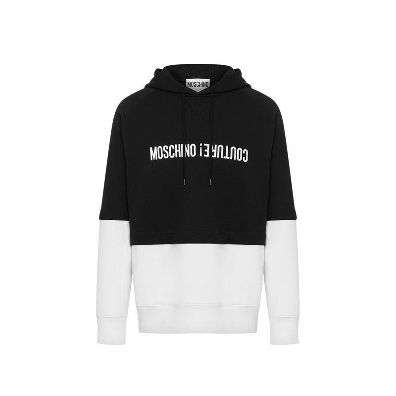 Moschino Black Cotton Sweatshirt for Men