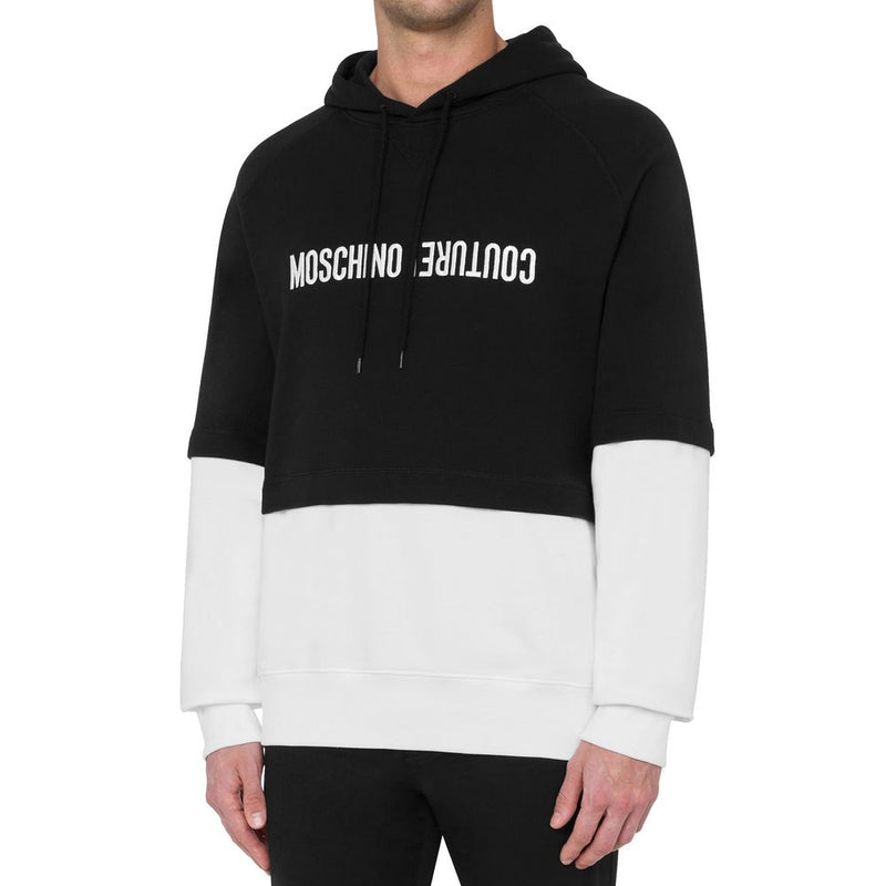 Moschino Black Cotton Sweatshirt for Men