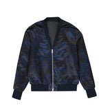 Neil Barrett Blue Polyester Bomber Jacket for Men