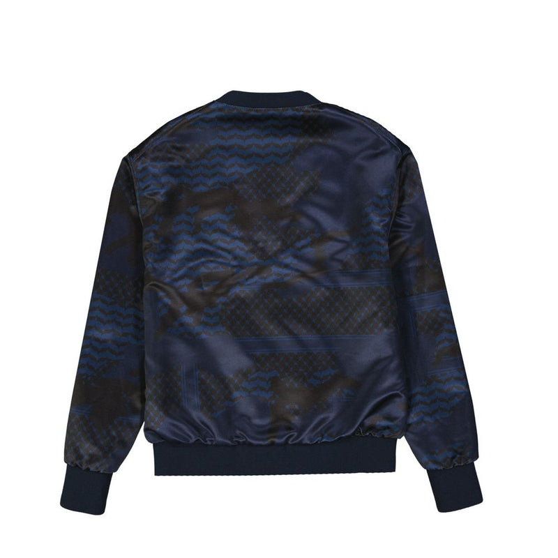 Neil Barrett Blue Polyester Bomber Jacket for Men