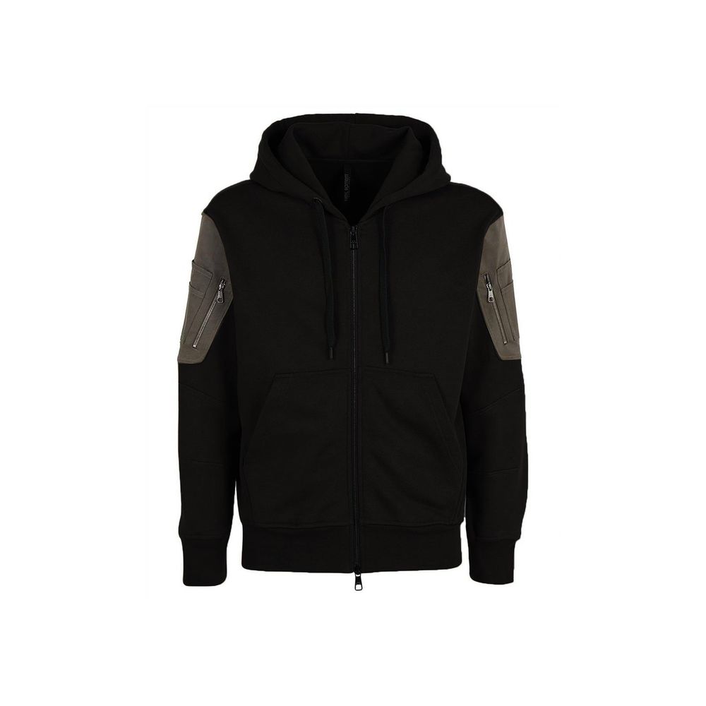Sweatshirt en Coton Noir Neil Barrett - Élégance et Confort