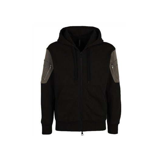 Sweatshirt en Coton Noir Neil Barrett - Élégance et Confort