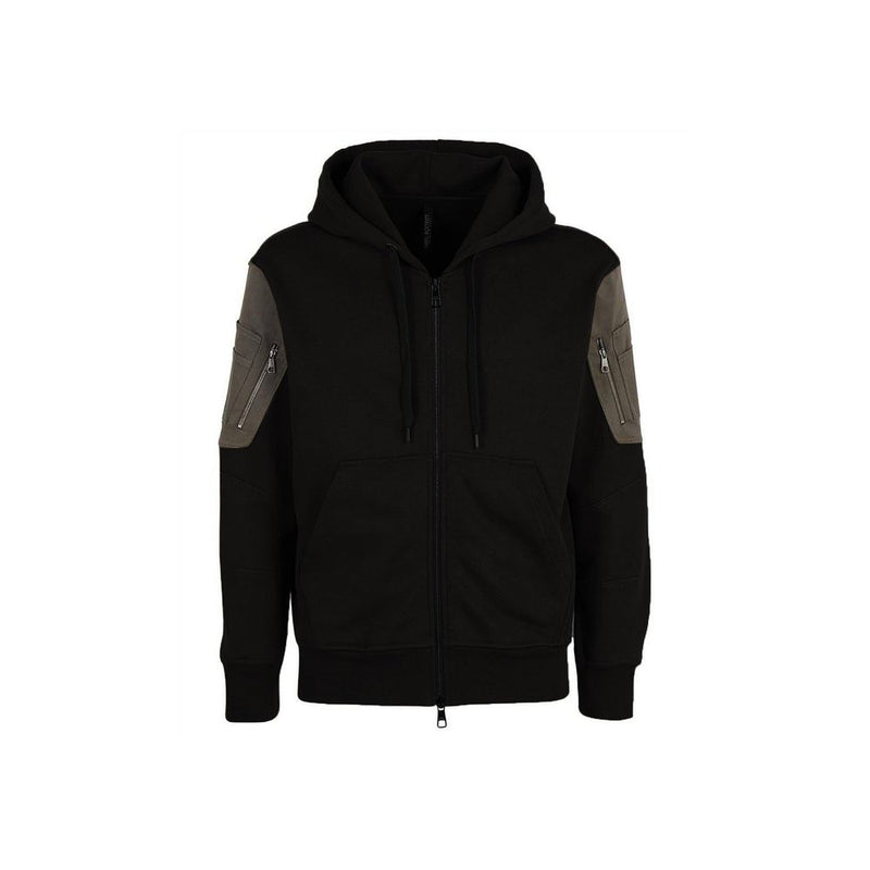 Neil Barrett Black Cotton Sweatshirt - Luxurious Comfort