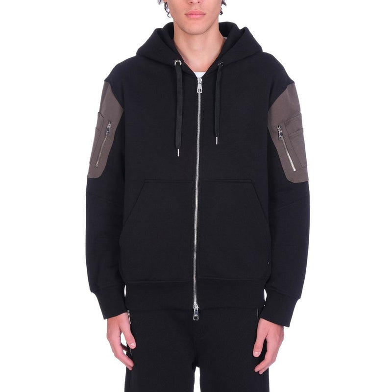 Neil Barrett Black Cotton Sweatshirt - Luxurious Comfort