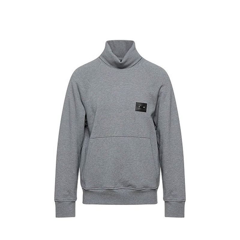 Neil Barrett Gray Cotton Sweatshirt - Luxury Comfort for Men