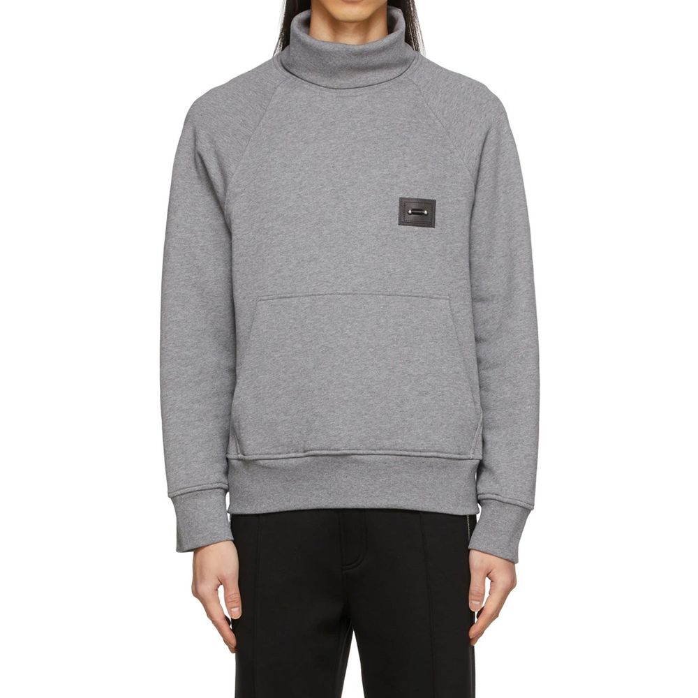 Sweatshirt en coton gris Neil Barrett pour homme
