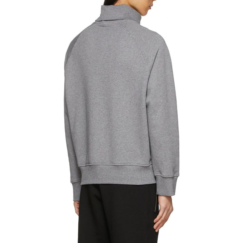 Neil Barrett Gray Cotton Sweatshirt - Luxury Comfort for Men